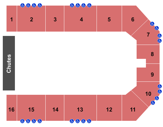 Michiana Event Center PBR Seating Chart